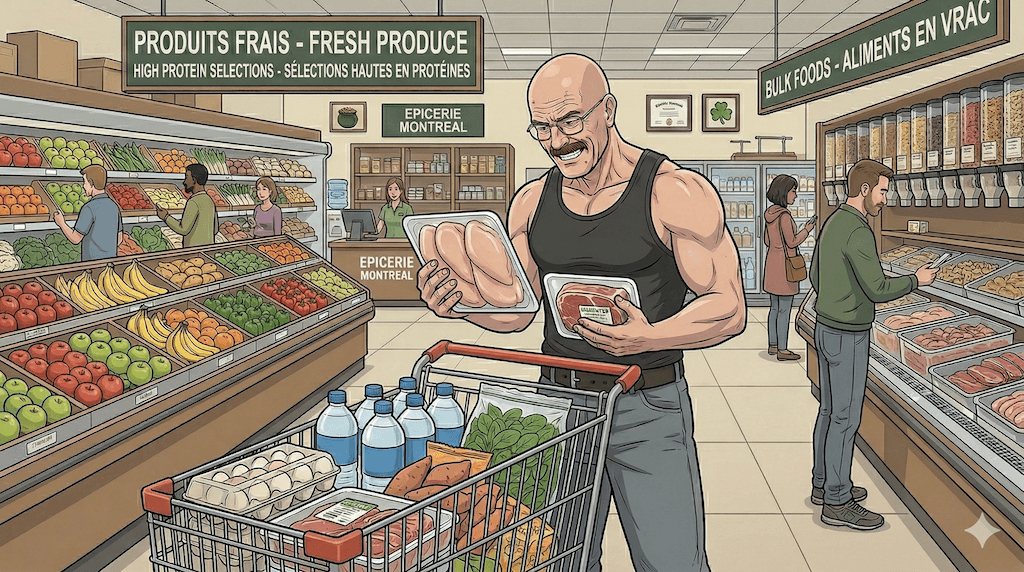 Brock grocery shopping