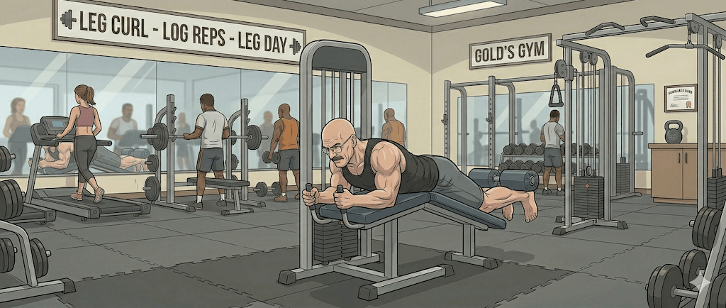 Brock leg curls