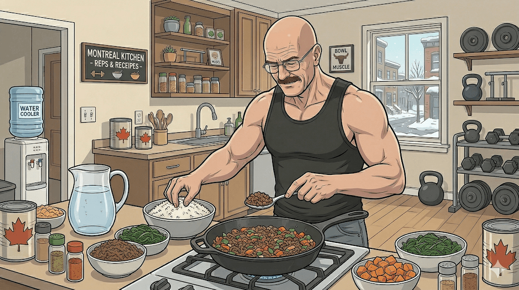 Brock preparing food
