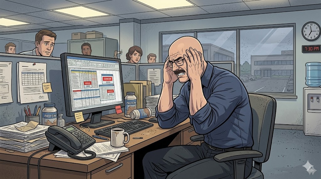 Brock stressed